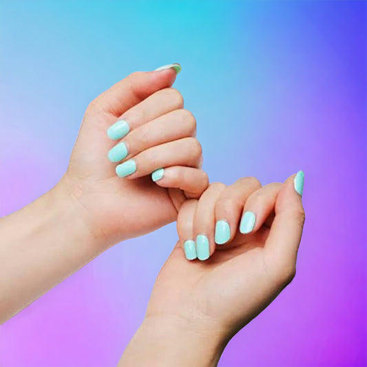 Turquoise Sweety Semi-Cured Gel Nail Wraps
