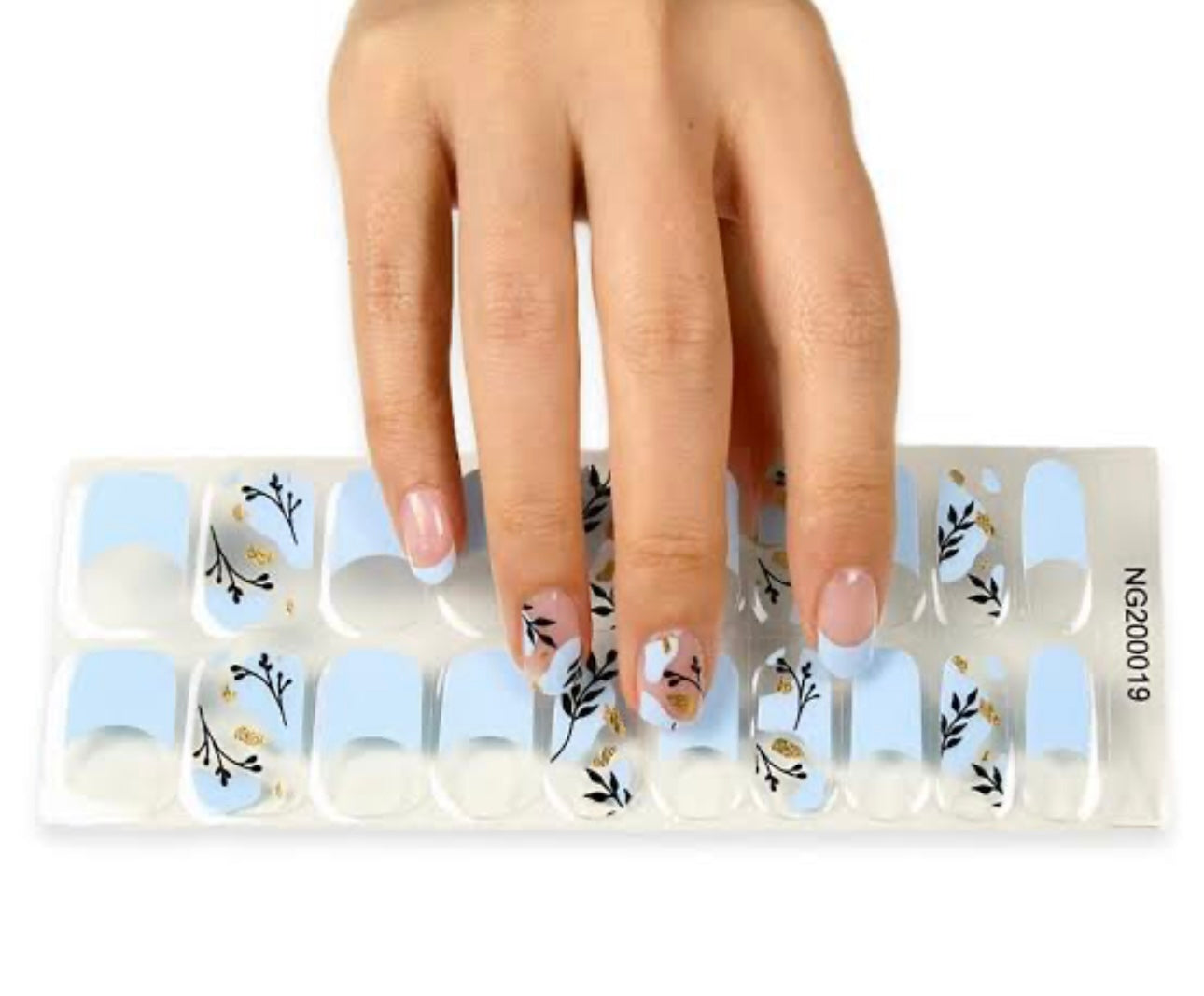 Bluebell Vogue Semi-Cured Gel Nail Wraps