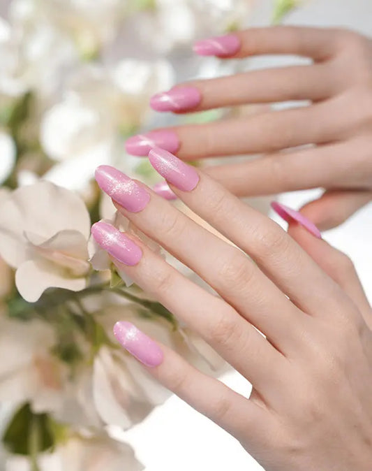 Pink Diamond Semi-Cured Gel Nail Wraps